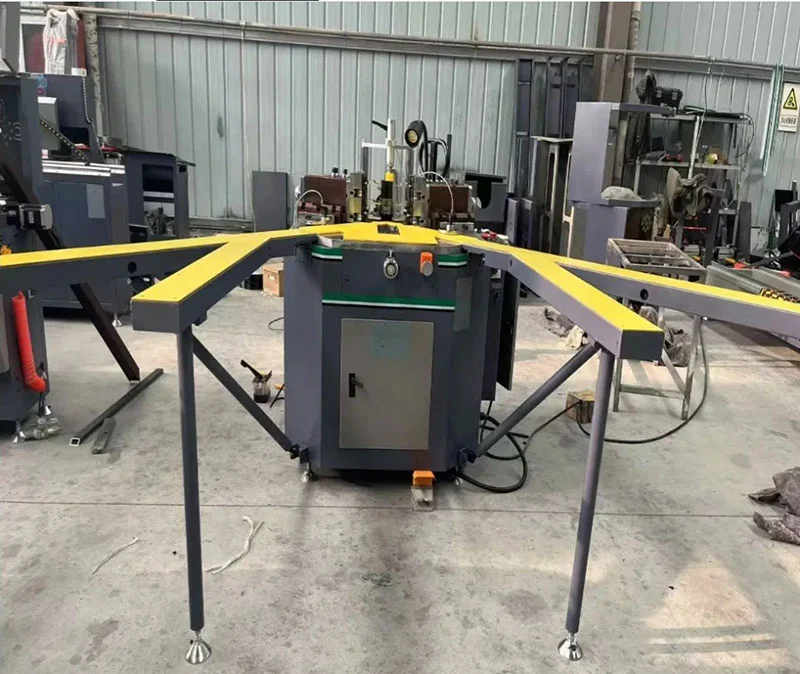 Heads Aluminum Window Corner Crimping Machine