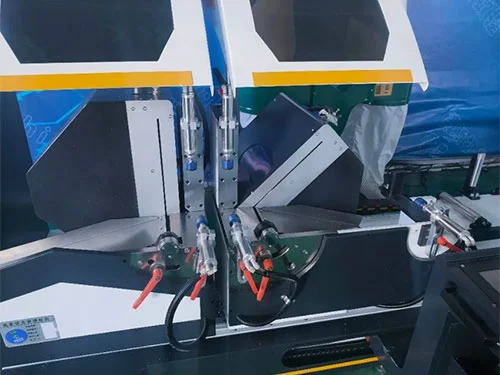 Degree Double Mitre Saw For Aluminum Pvc Window Frame Production